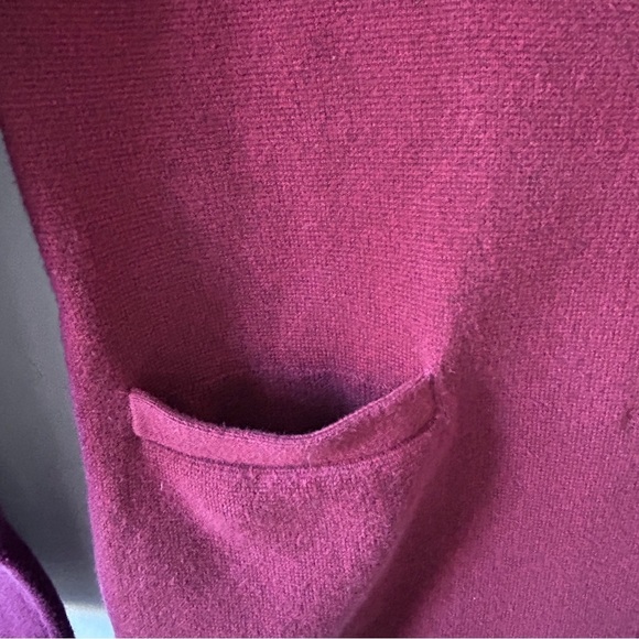 J.Crew Women's Size XS Sweater Blazer Red Wine Business Casual Closet Staple - Picture 6 of 13